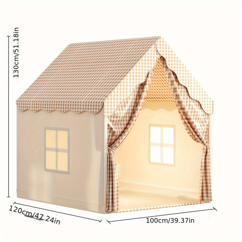 Kids Castle Play Tent Indoor Pretend Playhouse