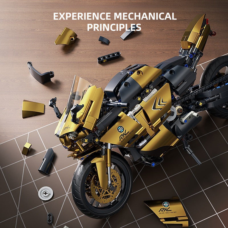 Mechanical Motorcycle Building Blocks