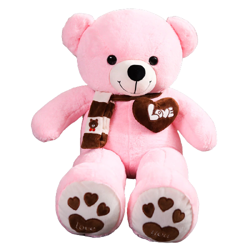 Huge 100cm Giant Pink Teddy Bear Soft Plush