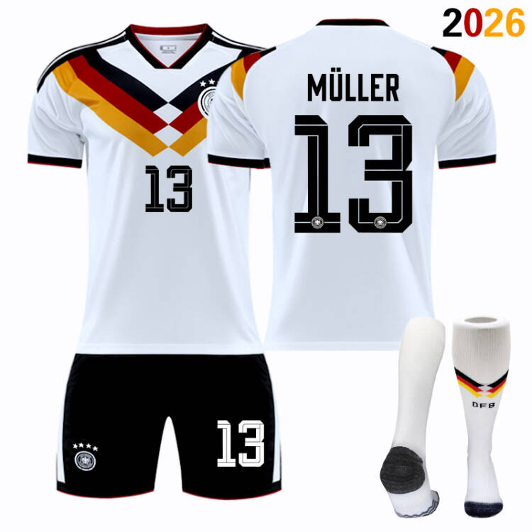 2026 FIFA World Cup Germany Home Football Jersey #Manuel Neuer #Joshua Kimmich, #Kai Havertz, #Toni Kroos, #Jamal Musiala, #Nick Woltemade, #Thomas Müller, #Florian Wirtz, #Leroy Sané Fan Version Football Jersey Children/Adult Sizes Breathable Fabric(Thom