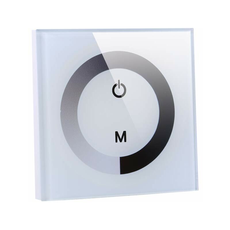 Wall Touch Light Switch, LED Light Dimmer Brightness Controller, Single Color Touch Panel For LED Strip Light