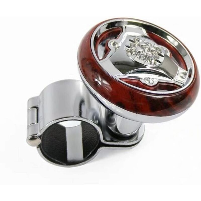 Universal Car Truck Steering Wheel Assist Knob Ball Spinner Tractor Handle - Plating