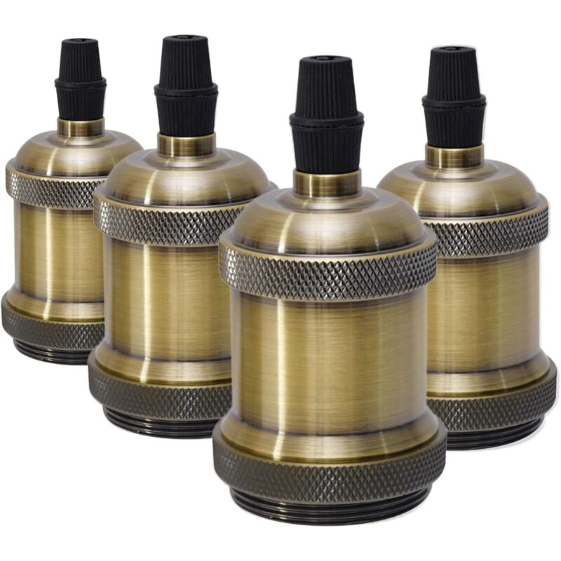 E27 Vintage Lamp Socket, Light Bulb Socket, Ceramic Lamp Holder Adapter For Decorating Bars, Restaurants, Bedrooms,