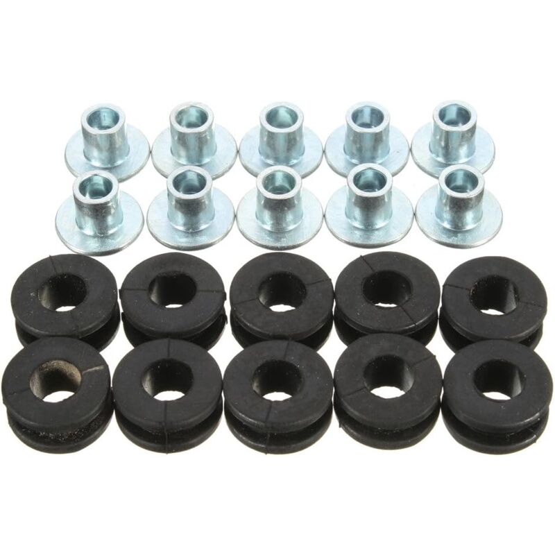 10 pcs Motorcycle Rubber Grommet Bolt For Honda/Yamaha/Suzuki/Kawasaki Fairings