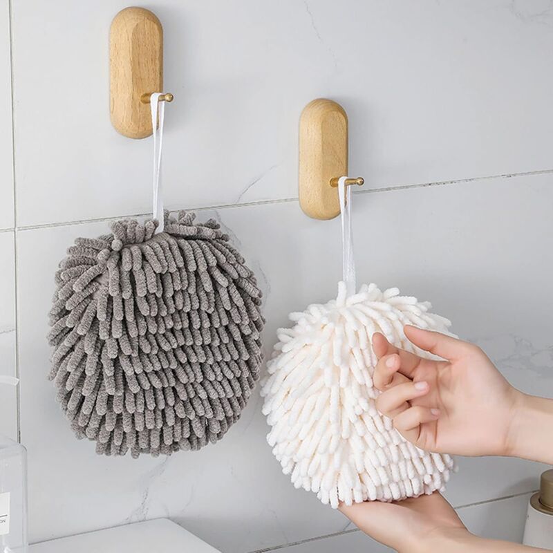 2 Pieces Hand Towels Bath Towels Kitchen Hand Towels Plush Absorbent Towels Hanging Hand Towel Terry Hand Towel Quick