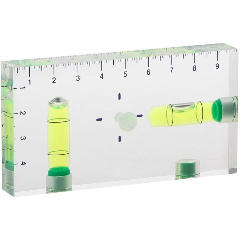 Mini High Precision Two-Direction Transparent Magnetic Spirit Level