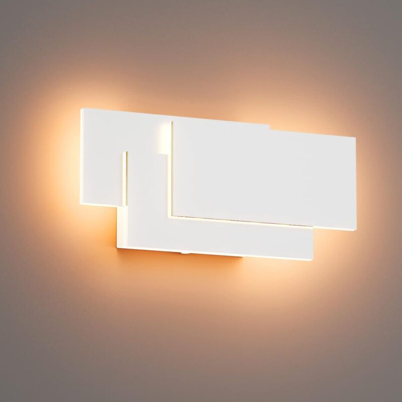 Wall Light, 12W Wall Lamp, Ip20 Waterproof Wall Lighting, Modern Design Elegant Bedroom, Hallway Wall Light, Warm