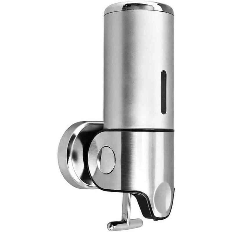 Wall Mounted Soap Dispenser - Manual Soap Dispenser For Kitchen, Bathroom, Shampoo, Shower Gel (500Ml)