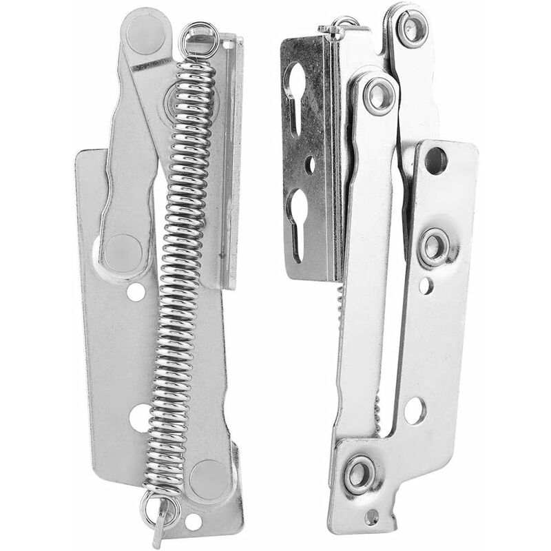 2 pcs Durable Steel Folding Support Hinges For Cupboard, Wardrobe, Cabinet, Door