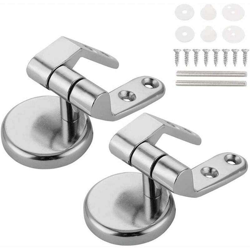 Toilet Seat Hinge Replacement Fixings Zinc Alloy Toilet Seat Hinge Toilet Seat Hinge For Wood Resin Mdf Toilet Seat