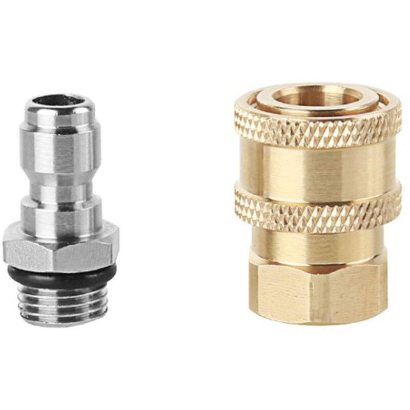 High Pressure Sprayer Nozzle Connectors, M14 Thread, 1/4 Quick Connector, Hose Connection Parts, Snow Foam Bottle