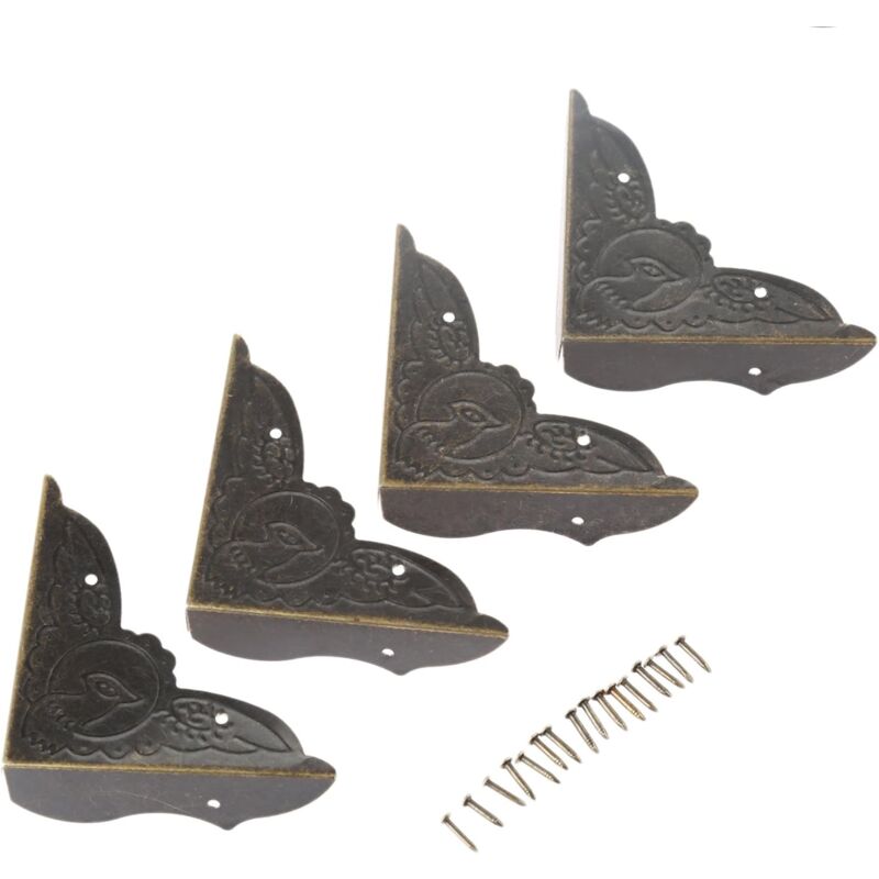 Corner Protectors Metal Corner Protectors Decorative Edge Corner Protector For Jewelry Wine Box Gift Box Wooden Case