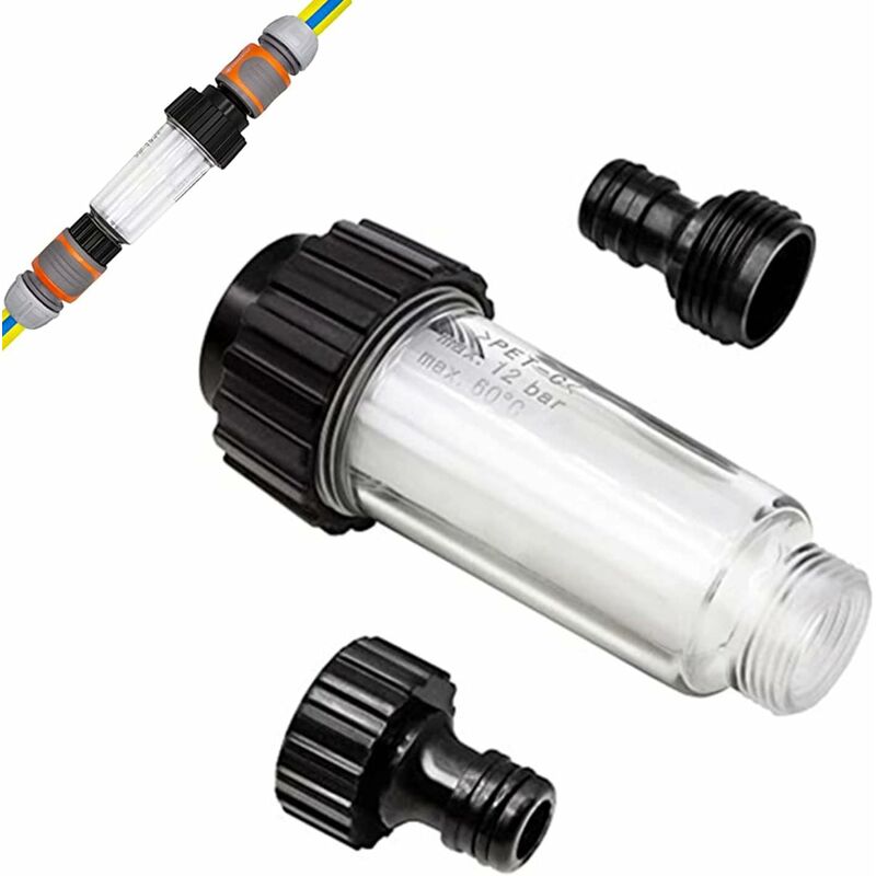 1 pcs Hose Filter For Pressure Washer Garden Hose Filter, For High Pressure Washers Garden Pump 3/4 Inch Connection