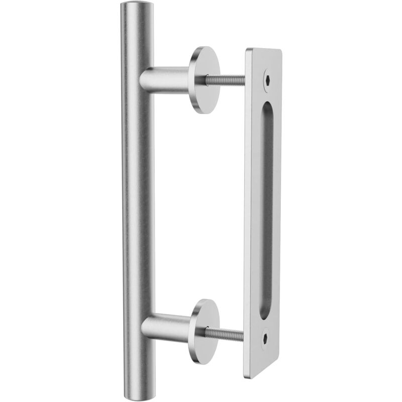 30Cm Sliding Door Handle Set, Stainless Steel Sliding Door Handle, Large Rustic Size, Suitable For Gates, Garages,