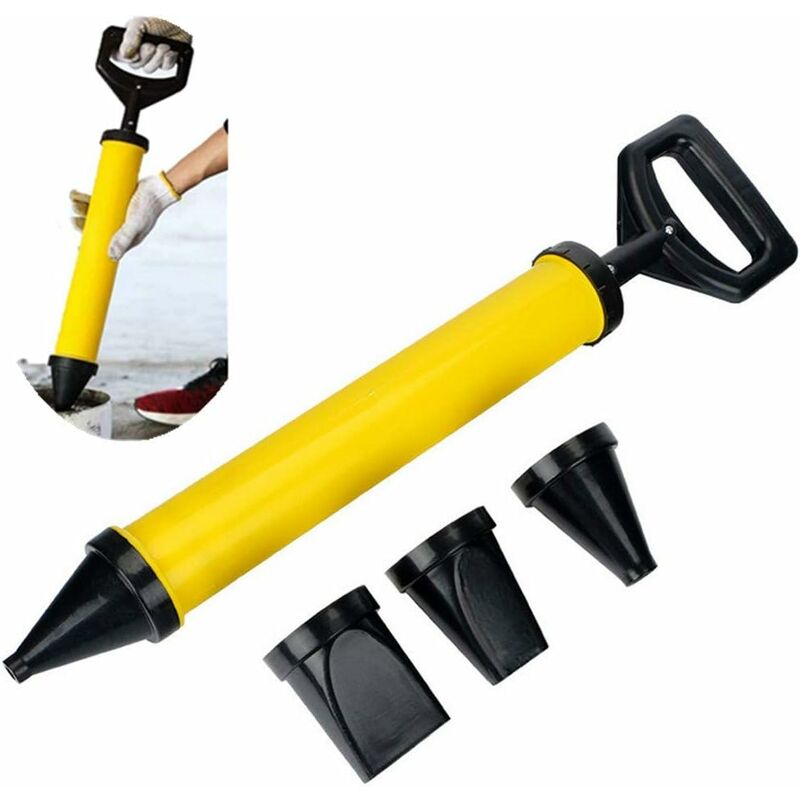 Cement Caulking Gun,Mortar Gun Set,Caulking Gun Mortar Sprayer Lime Applicator Gun With 4 Nozzles