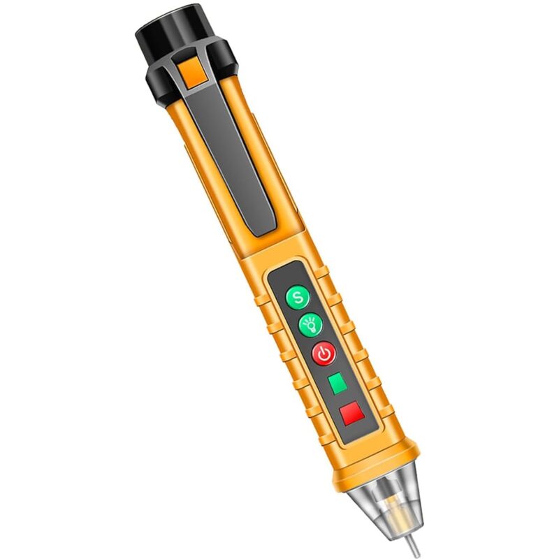 Stylo Sonde Stylo Testeur De Tension Sans Contact Fonction D'Auto-Test Électricien Résistant À L'Usure De Tension