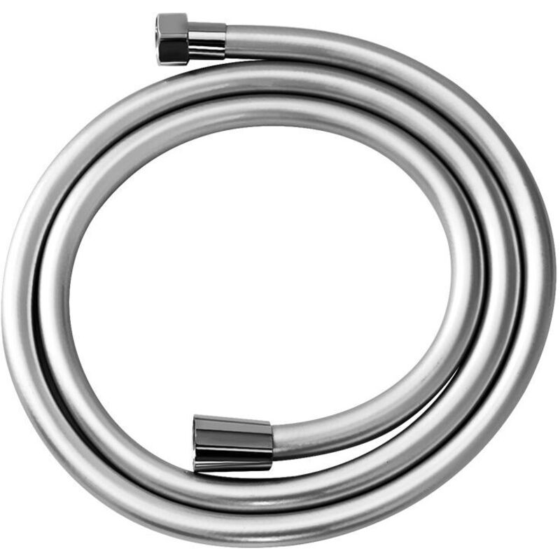 2M Extra Long Smooth Chrome Shower Hose (G1/2)