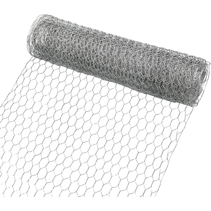 Galvanized Hexagonal Chicken Wire 400Mm X 5M For Craft Projects, Gardening, Home Decor
