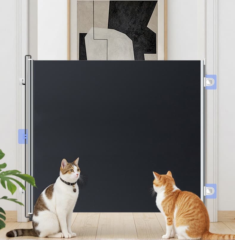 Removable Safety Gate for Babies Children and Pets No Drilling Required, 75 x 28 inches