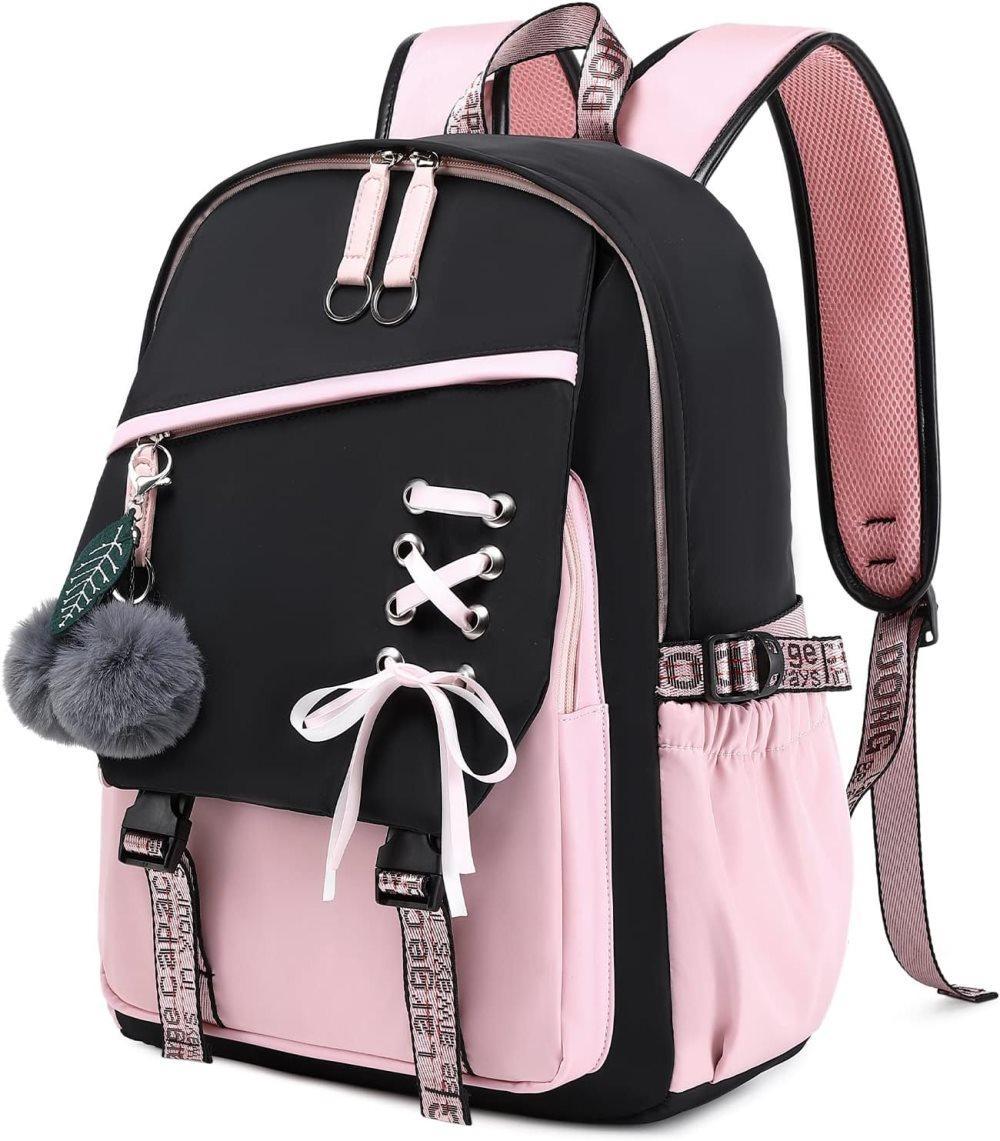 Children Backpack for School, Waterproof Durable Large Capacity Backpack for Kids Teens, Comfortable to Carry, Pink