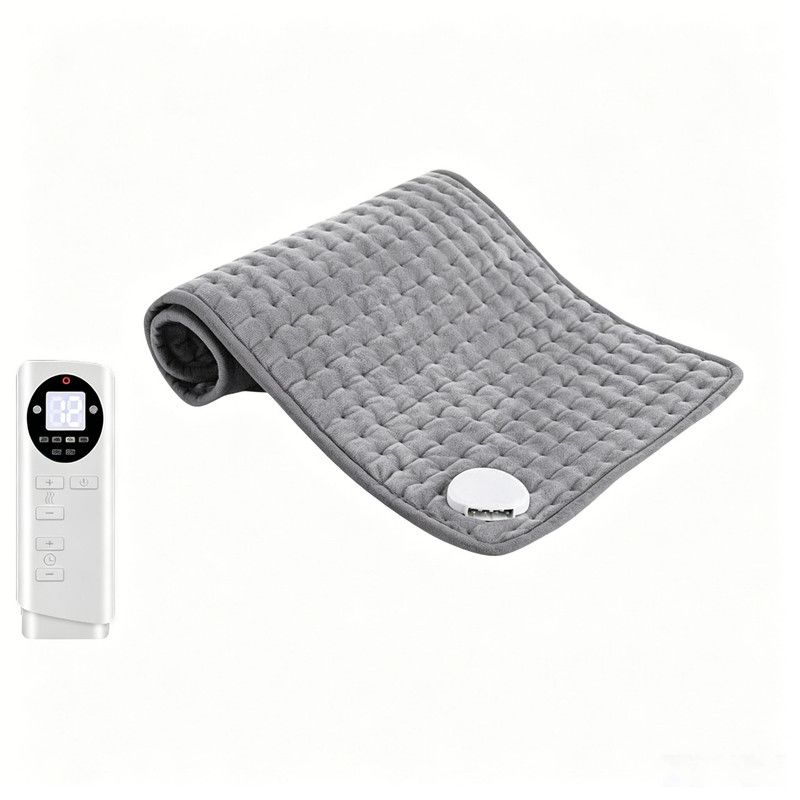 Portable Electric Heating Pad | Fast Heat Therapy Pad for Muscle Soreness & Body Ache, Adjustable Temperature Auto Shut Off Washable Warm Heating Mat for Home Pain Relief (30*60)