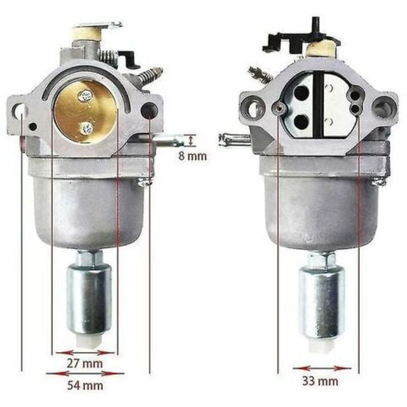 Briggs u0026 Stratton Carburetor Replacement Compatible with 17.5 HP OHV Engine Garden Tractor