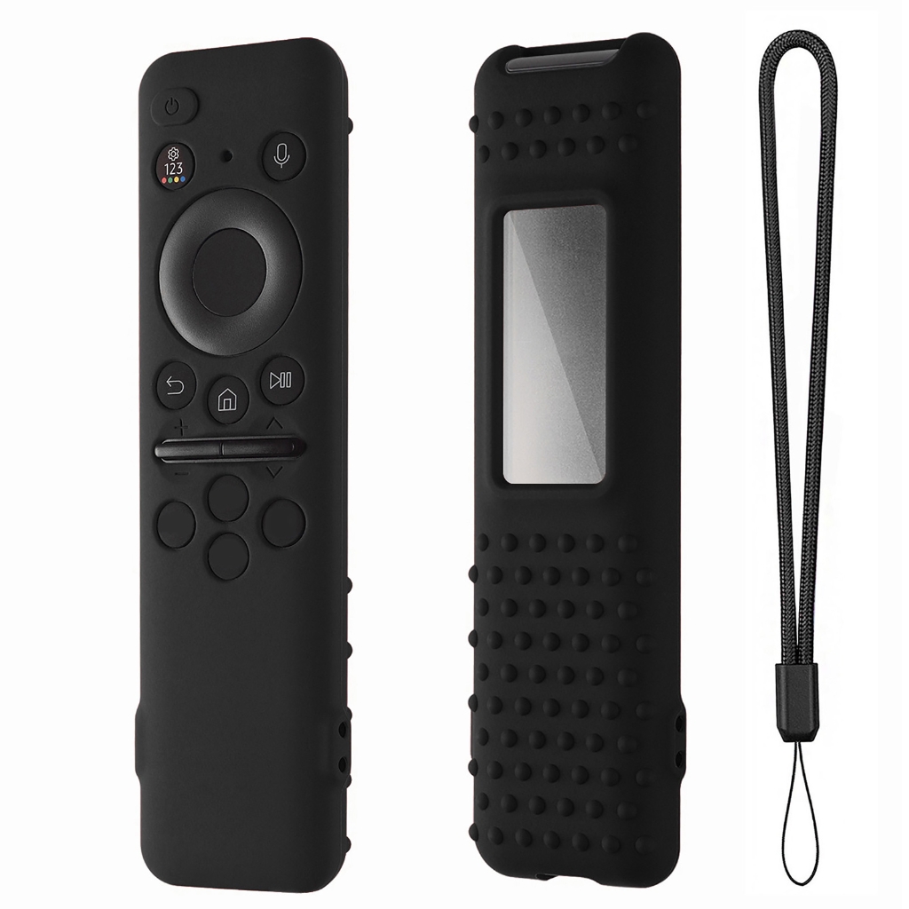 BN59-01432A Remote Control Sleeve Shockproof Protective Cover Black 0.03mm Multi-Colored Bag Compatible withSamsung TV