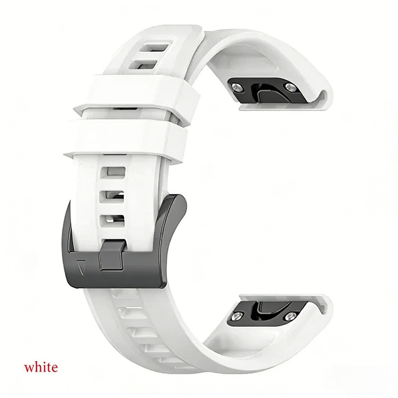 26mm Silicone Strap for Garmin fenix 7X 7 7S 6X 6 Pro 6S 5 5X Plus Smartwatch Bracelet for Garmin Descent mk2i mk3 51mm 12 12 Garmin Fenix 7S