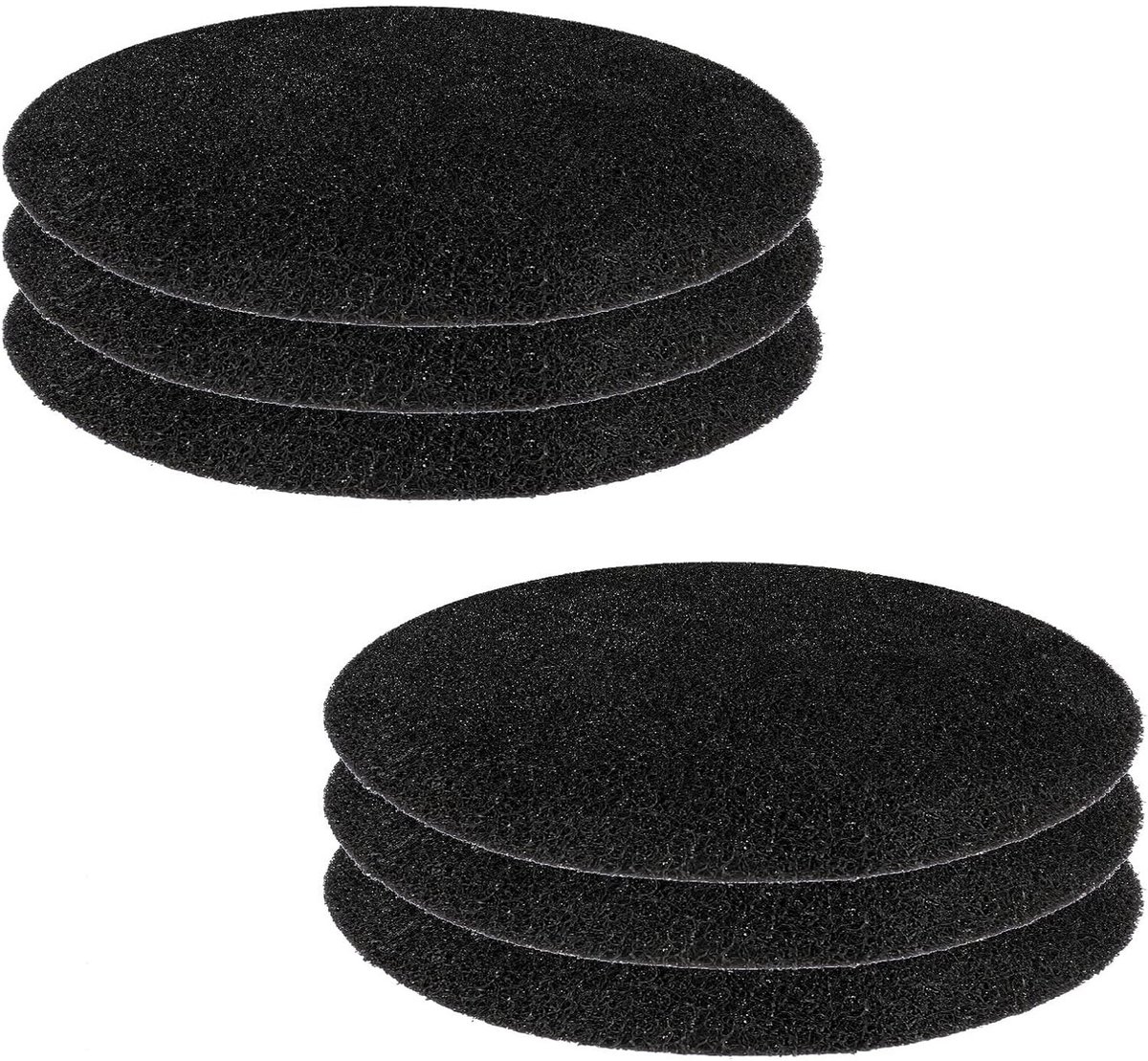Kitchen Compost Bin Filters - 6-Pack Replacement Countertop Compost Bin Filters - Round 6.7 Inches