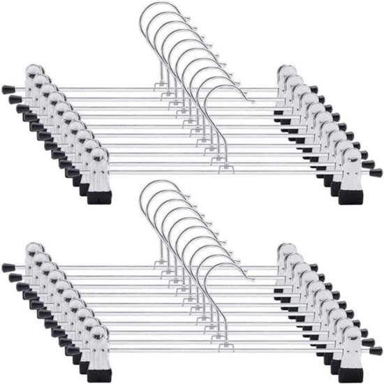 Hanger Clips - 20 pieces - Sock Clips - Clothing Clips & Towel Clips