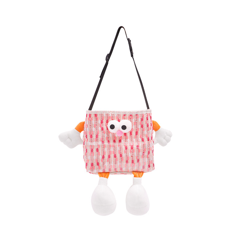 Car Key Box - Fun storage box for the car with hanging compartment - Scratch-resistant storage bag for the backseat - Handy car accessory - Large capacity - Pink