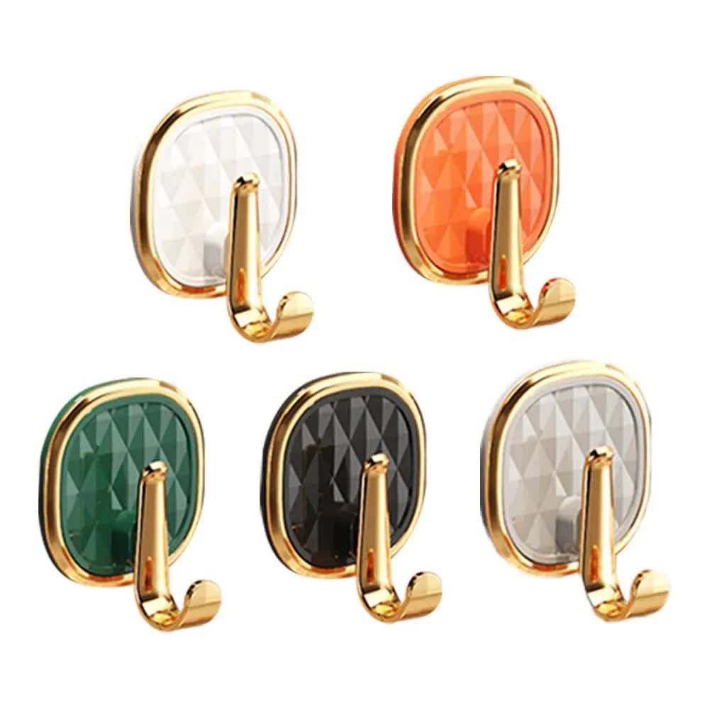 Self-adhesive nail - Strong adhesive - Wall hook - Punch-free and trace-free - Pack of 5