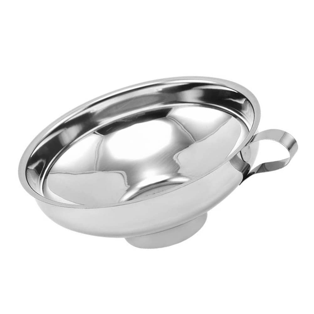 Kitchen Funnel - Stainless Steel with Wide Mouth - For Liquids and Food