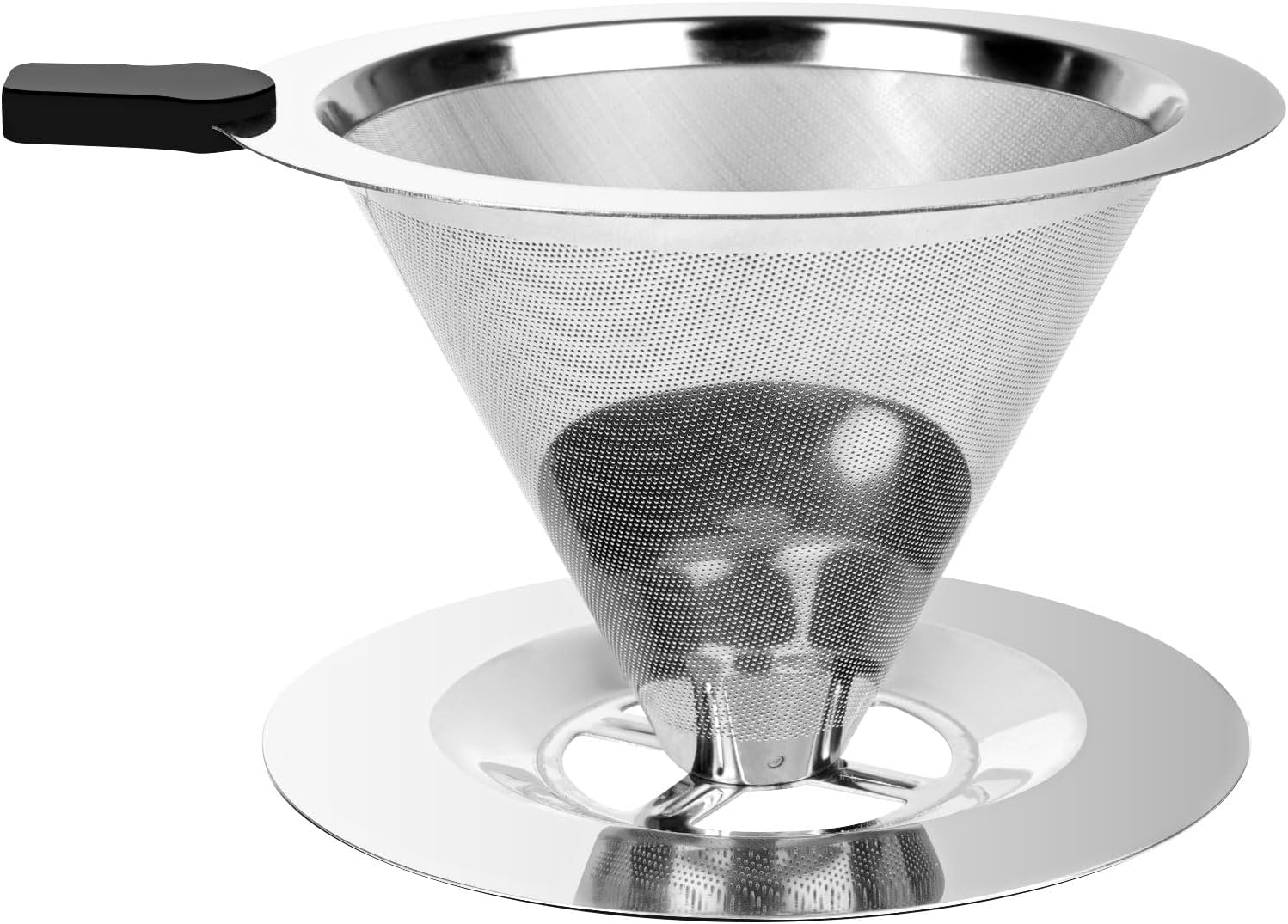 Coffee Filter - Reusable Stainless Steel Filter - Paper-Free - For Manual Coffee