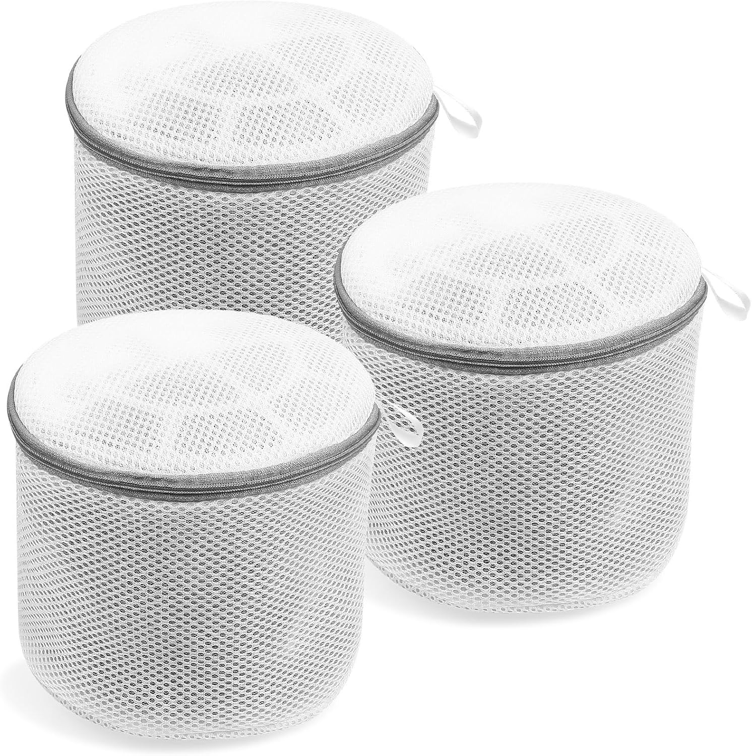 3 pieces bra washing net for washing machine, laundry bag for washing machine, laundry bag, net with zipper, for bras, shoes, underwear, delicate laundry bags, 17 x 15 cm