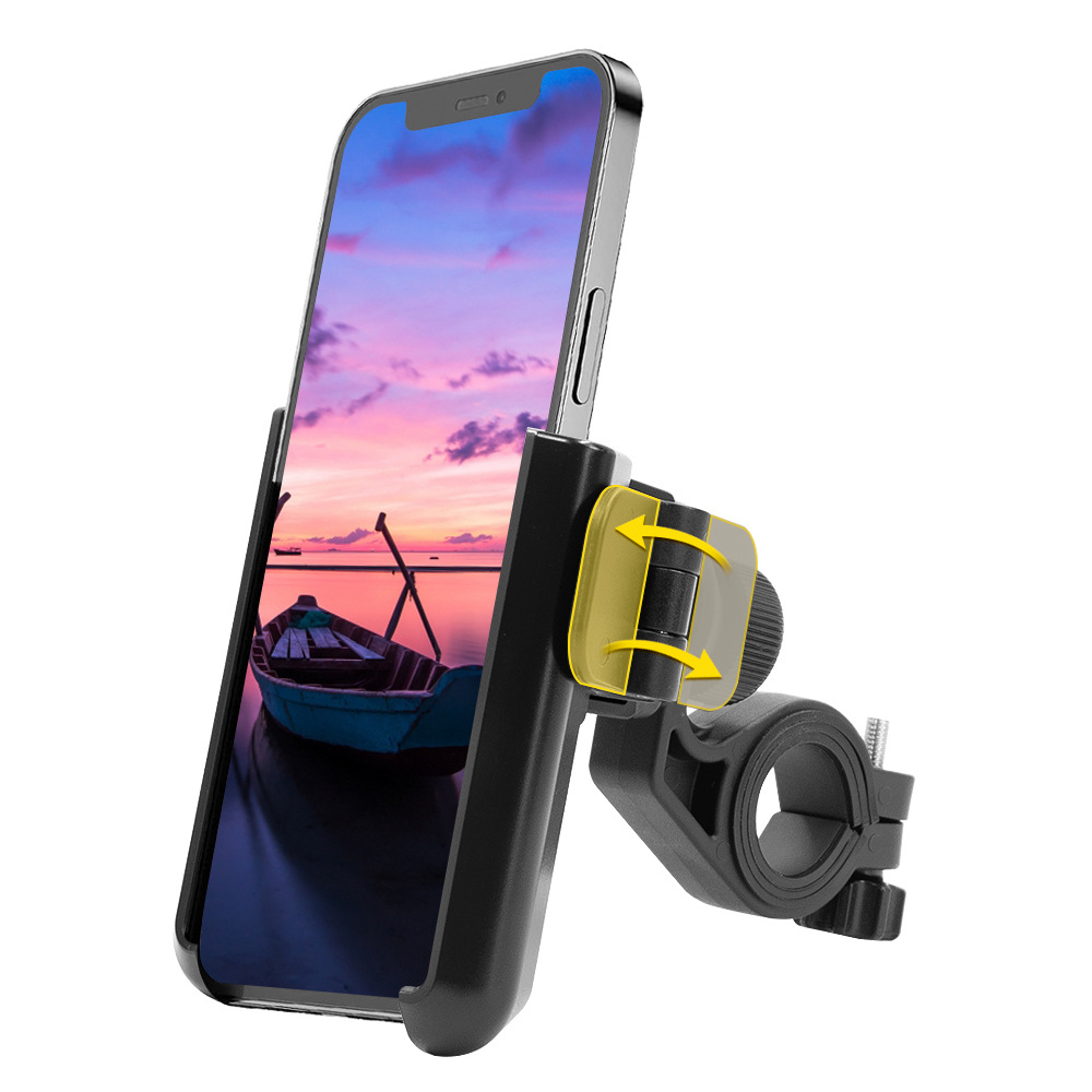 Bike Phone Holder - 1S Quick Release & 360 Degree Rotatable - For Motorcycle, Scooter & MTB - Universal 3.5-7.0 Inch
