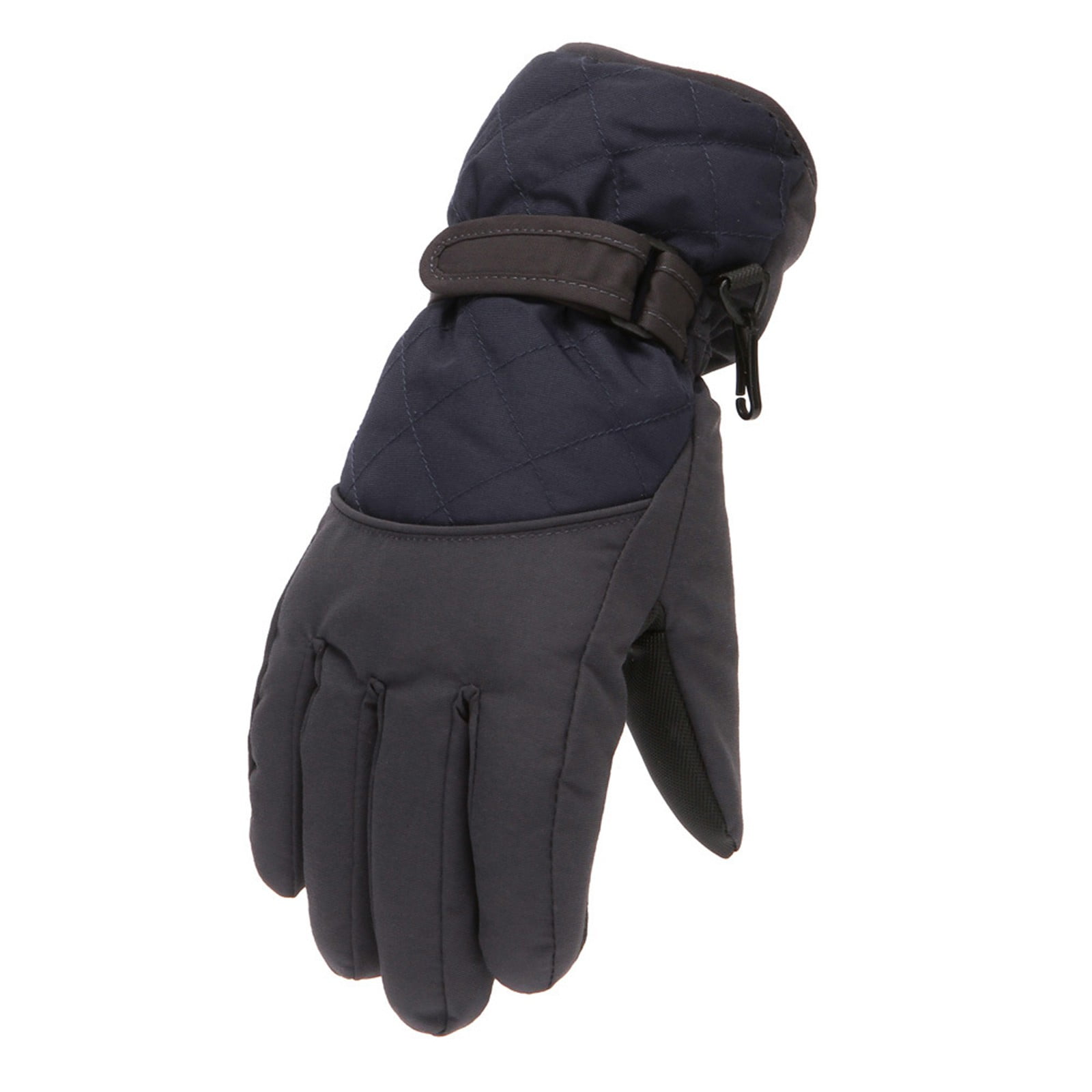 GXWEA Gloves For Kids Toddler Skis Kids Gloves Winter Gloves Thick Gloves Stretchy Warm Gloves Boys Girls 6-24 Months 10-16 Year AHA2 kids snow gloves Black