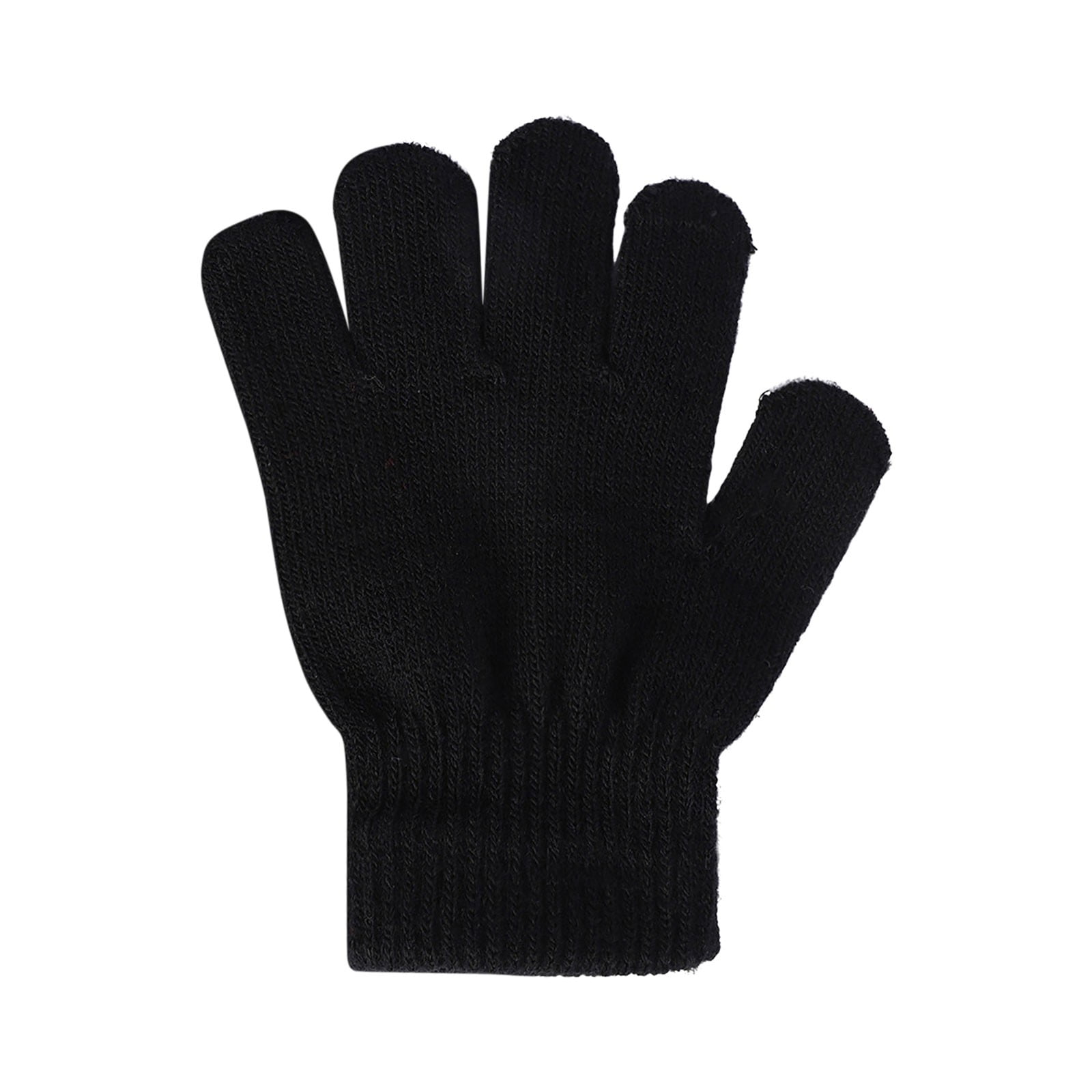 GXWEA Gloves For Kids Toddler Skis Kids Gloves Winter Gloves Thick Gloves Stretchy Warm Gloves Boys Girls 6-24 Months 5-12 years AHA3 kids snow gloves Black