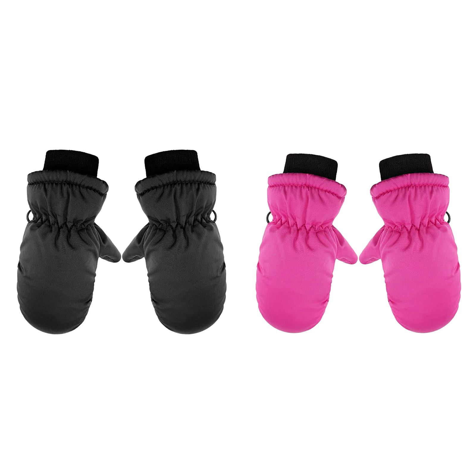 GXWEA Gloves For Kids Toddler Skis Kids Gloves Winter Gloves Thick Gloves Stretchy Warm Gloves Boys Girls 6-24 Months One Size color-6