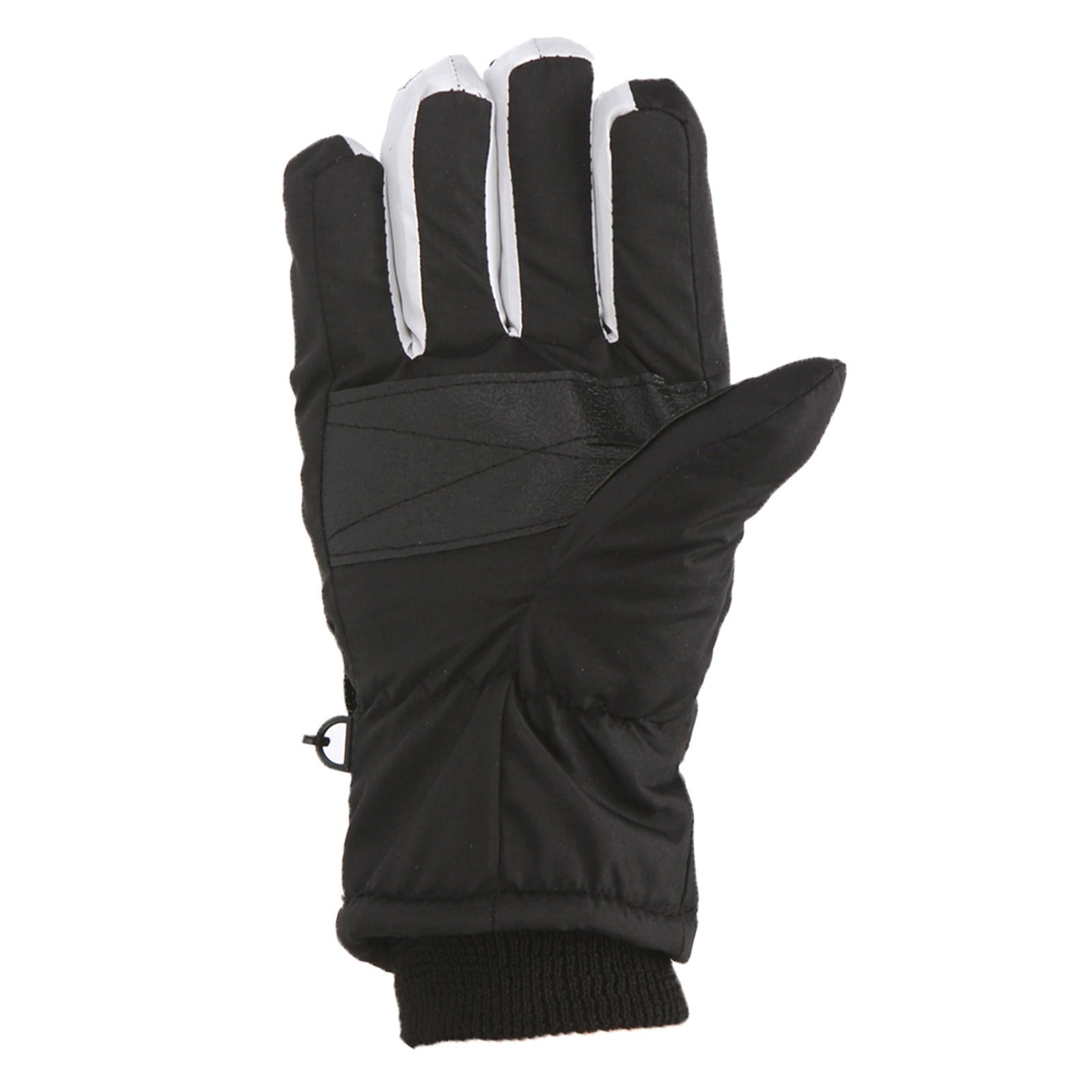 TAIAOJING Kids Winter Snow Ski Gloves Kids Winter Warm Windproof Cold Weather Outdoor Sports Gloves For Boys Girls Snow Gloves Ski Gloves One Size Z2 Black