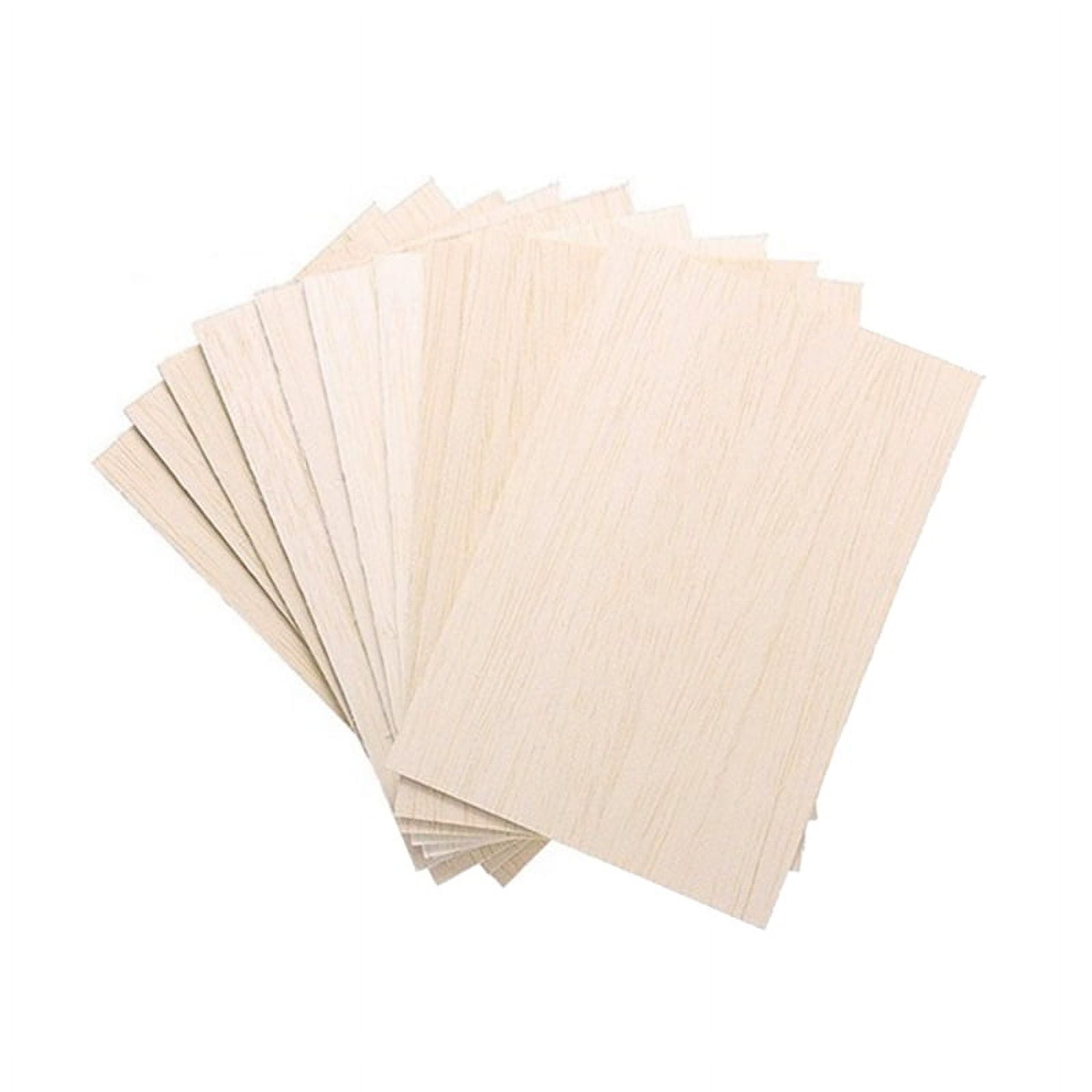 10 Pack Unfinished Wood Sheets,Balsa Thin Board for House Aircraft Ship Boat Arts and Crafts,DIY Ornaments