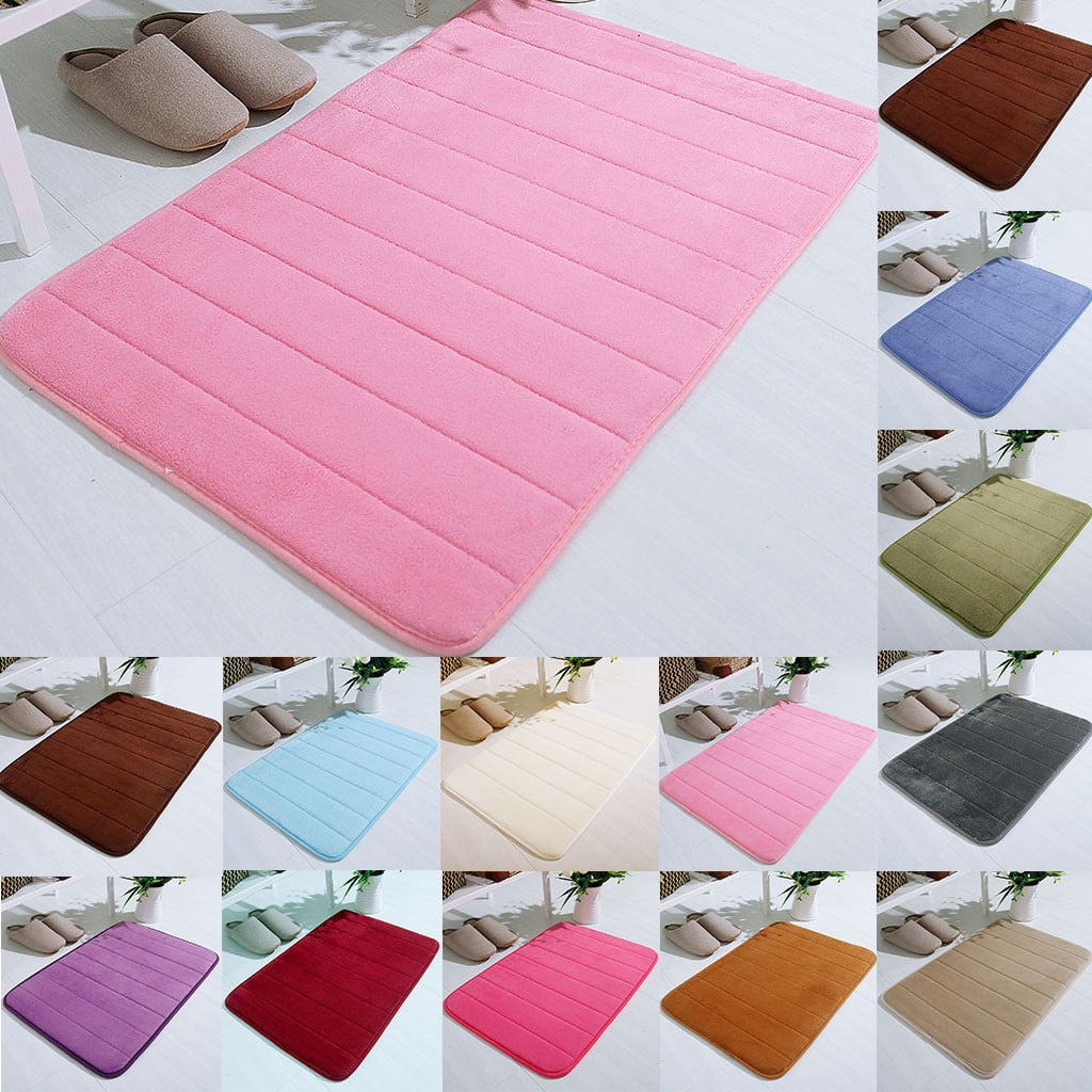 Tyidzon Soft Absorbent Bath Mat Non Slip Bathroom Rugs Quick Dry Washable Bathroom Rug for Home Bathroom Entrance Shower Floor 20 x 32 Inch Coffee
