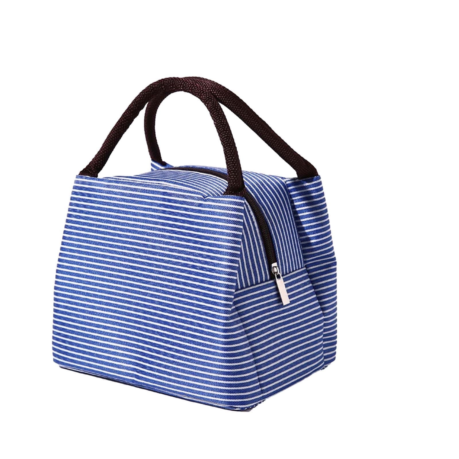 Lunch Box Lunch Bag For Women Insulated Lunch Bag Reusable Tote Cooler Bag Lunchbox Suitable for Work, Travel, Outdoor ASky Blue