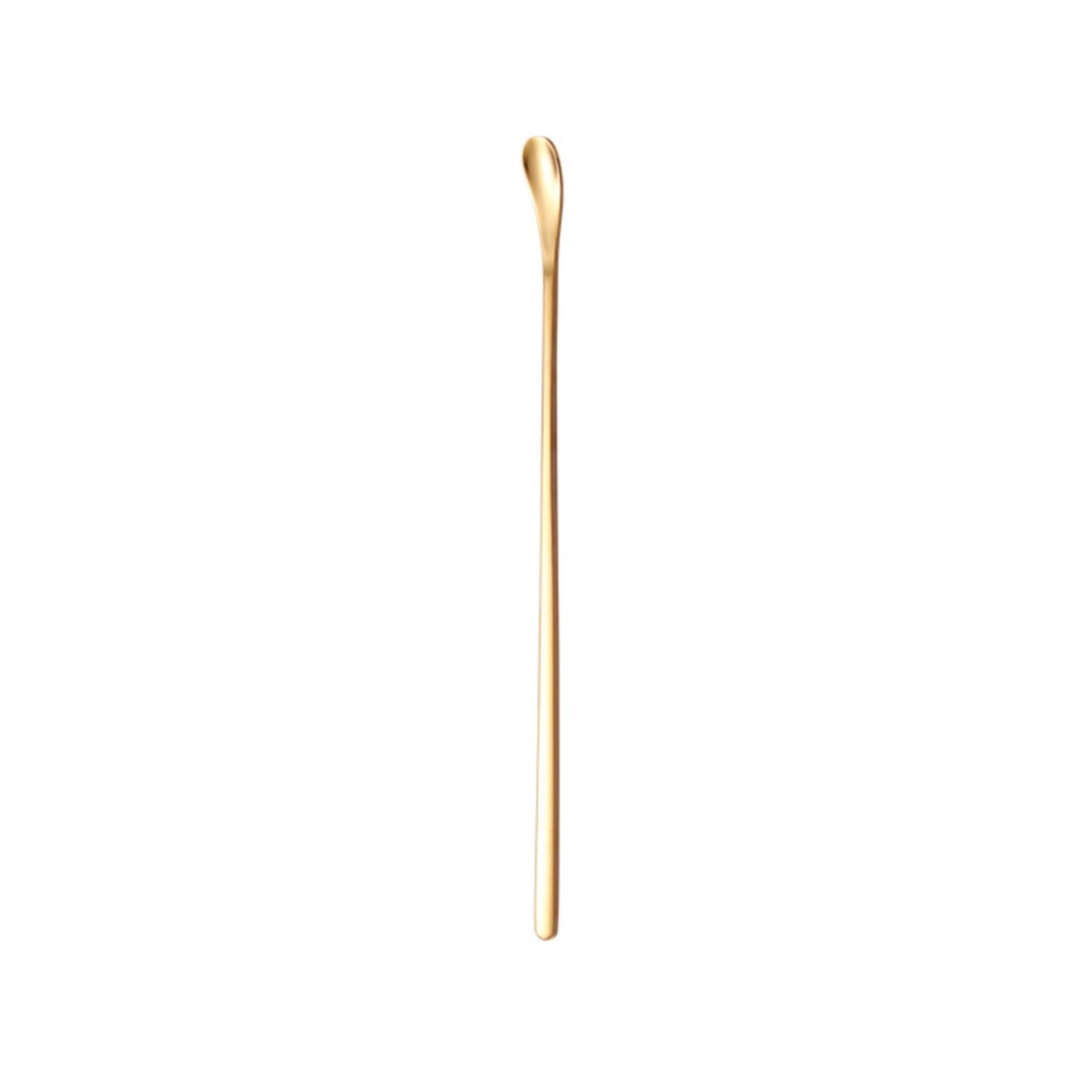 JWDX Tableware Clearance, Stir Sticks Scoop Stainless Stirring Spoons for Coffee Cocktail Mixing Spoon with Long Handle Multifunctional Stir Sticks for Coffee Wine Drinks Tea Oil GD1