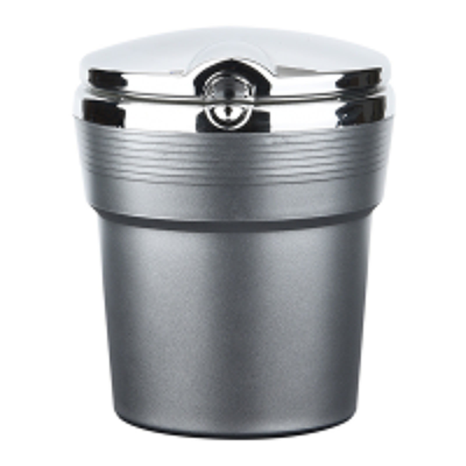 JWDX Storage Containers Clearance, Car Ashtray Cup Holder Led Portable Car Truck with Lid Suitable for Home Car Ashtray Silver