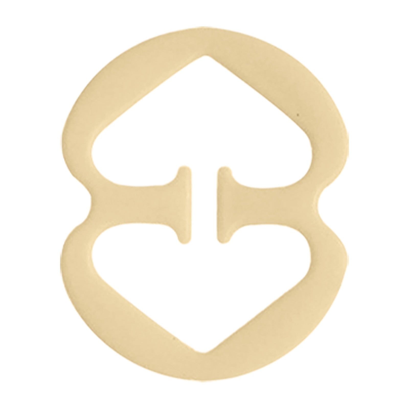 Invisible Underwear Anti-Slip Buckle JWDX, 1 Anti-Slip Buckle*10 1Pcs Bra Fastener Ergonomic Design Multi Function Plastic Women Bra Straps Holder Sewing One Size*10 Beige*10