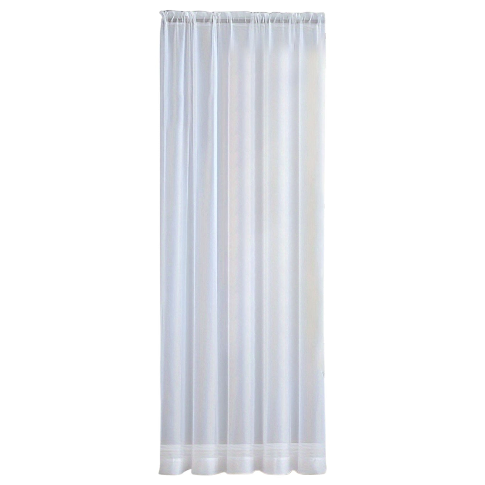 LGCASL, Bathroom Window Curtains Rod Pocket Semi Linen Drapes Short Small Curtains Privacy with Light Filtering for Kitchen/Nursery White, Sheer Curtains Sheer curtains White