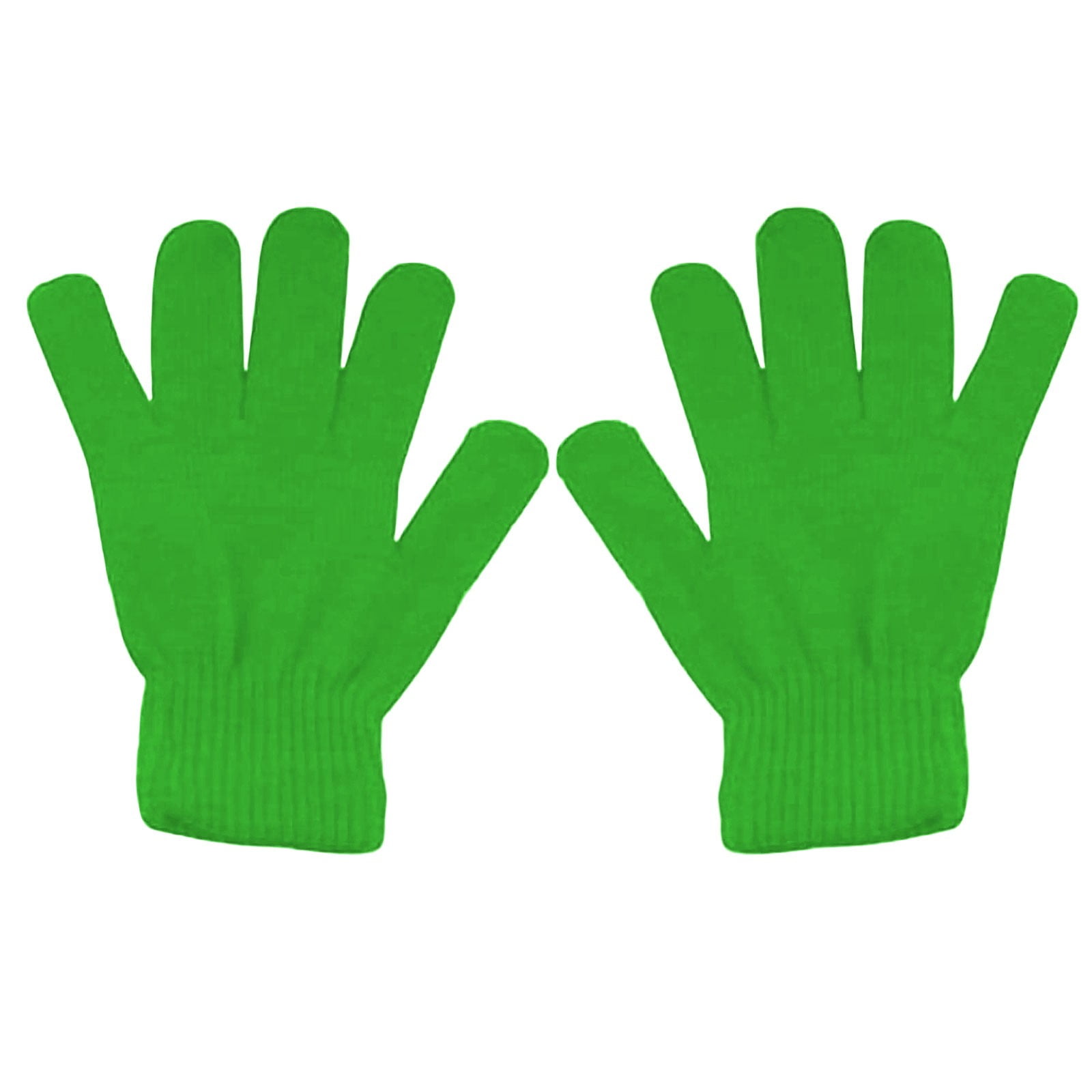 LGCASL Clearance! Winter Gloves Warm Strecty Knit Gloves for Men Women- Dark Gray One Size Green