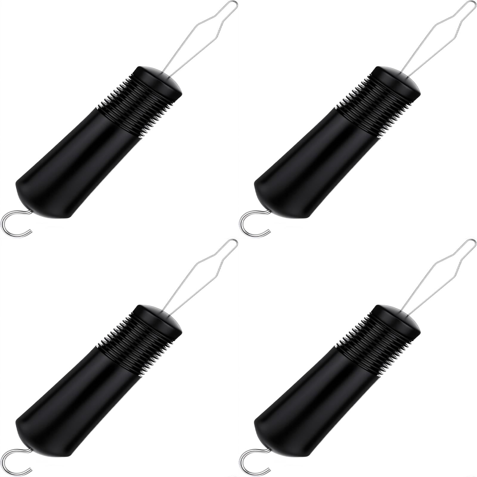 LGCASL Buttoning Tools Button Hook for Seniors One Handed Button Assist Tool for Elderly & Disabled Zipper Pull Helper for Dresses Shirts and Daily Living Black 4 Pack