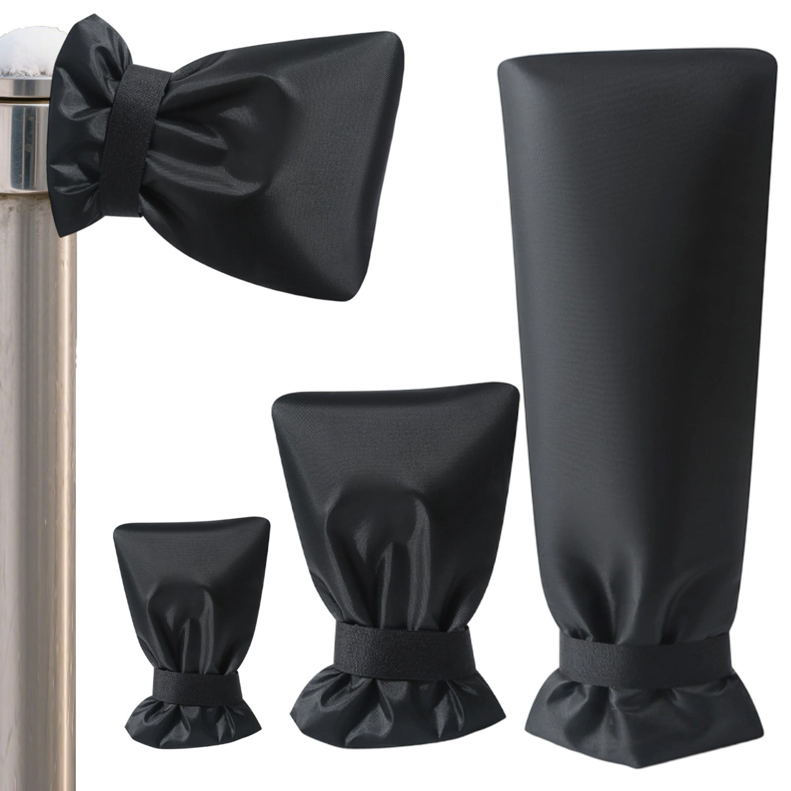LGCASL Faucet Antifreeze Cover Outdoor Faucet Reusable Cover Garden Reflective Faucet Socks Winter Spout Cover for Faucet Insulation Hose Bib and Heat Preservation 19*14cm A